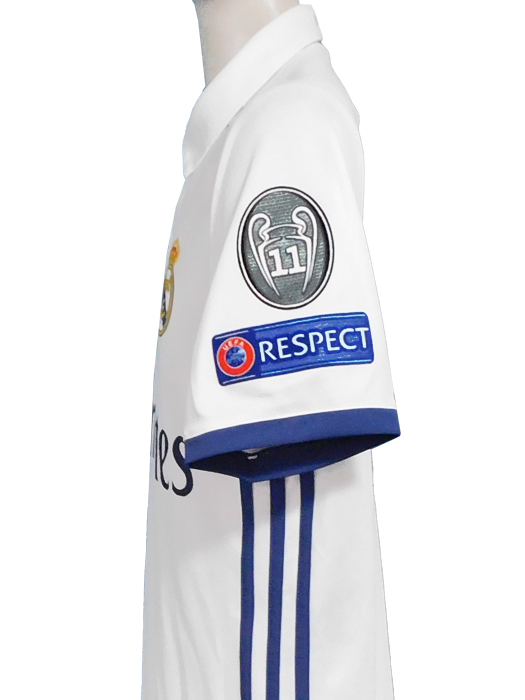 ***限定再入荷***(アディダス) adidas/16/17レアルマドリード/CL/ホーム/半袖/クロース/CWC優勝+CL優勝+RESPECT+BE11付/BQA02-S94992