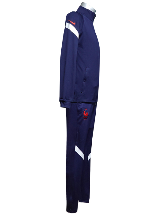***限定入荷***(ナイキ) NIKE/20/21フランス代表/DRI-FIT Strike ストライク トラックスーツ/ネイビー/CD2206-400
