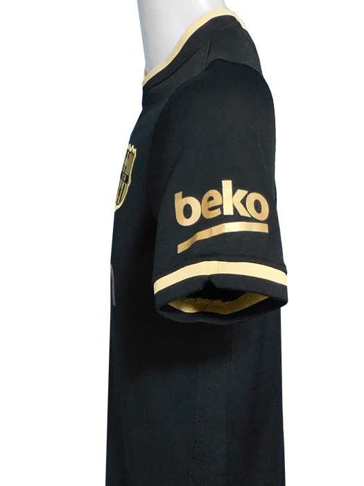 ***傷あり***(ナイキ) NIKE/20/21バルセロナ/アウェイ/半袖/メッシ/ジュニア用/CD4499-011