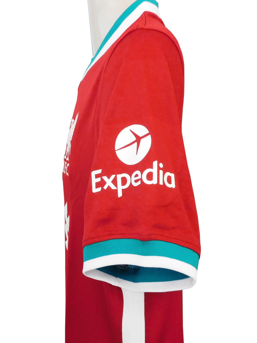 ***限定再入荷***(ナイキ)NIKE/20/21リバプール/ホーム/半袖/ファン・ダイク/プレミアリーグチャンピオン+Expediaバッジ付/CZ2636-687