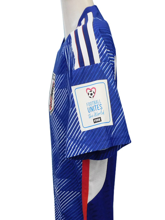 (アディダス) adidas/22/23日本代表/オーセンティック/ホーム/半袖/長友/W杯バッジ+スペイン戦マッチデー付/フルDB445-HF1851
