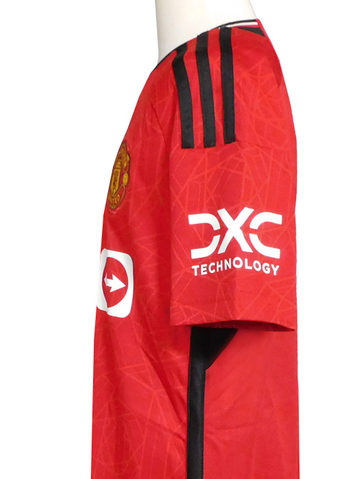 (アディダス) adidas/23/24マンチェスターユナイテッド/ホーム/半袖/マウント/プレミア+NRFRパッチ付/ジュニア用/DKS67-IP1736