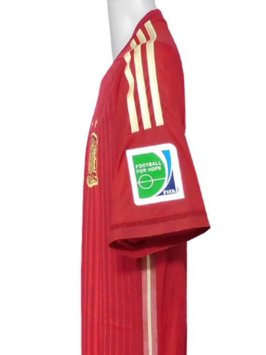 ***限定入荷***(アディダス) adidas/2014スペイン代表/オーセンティック/ダビド・ビジャ/W杯パッチ付/フルマーキング仕様/F82364