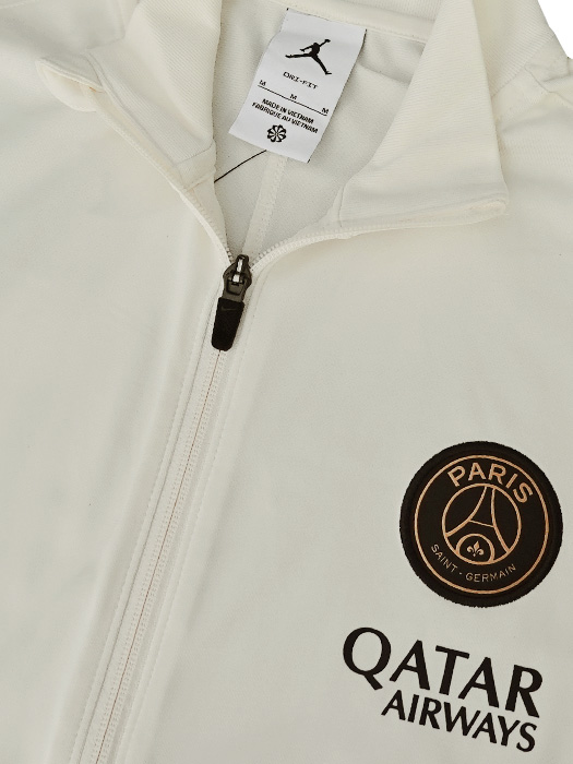 (ナイキ) NIKE/24/25パリサンジェルマン/ジョーダン/DRI-FIT Strike ストライクトラックスーツ/ペールアイボリーXブラック/FQ2474-111