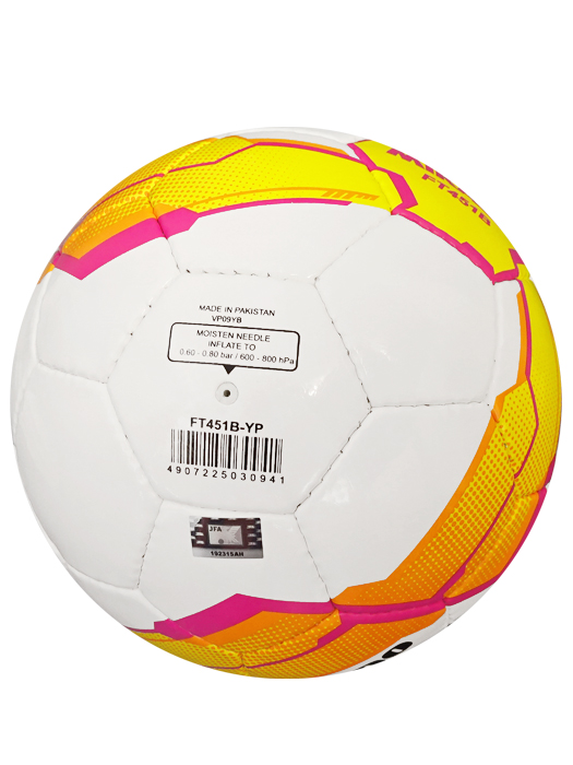 (ミカサ) MIKASA/サッカーボール/ホワイトXイエローXピンク/4号/FT451B