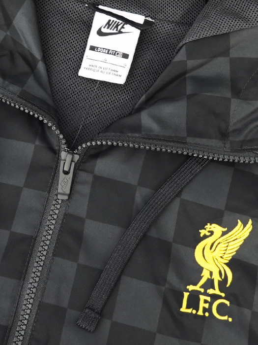 (ナイキ) NIKE/24/25リバプール/DRI-FIT フード付きウーブントラックスーツ/ダークグレーXイエロー/FZ3805-070