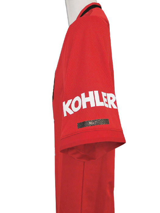 **若干汚れと傷あり**(アディダス) adidas/19/20マンチェスターユナイテッド/ホーム/半袖/ベッカム/プレミア+NRFRパッチ付/GEM43-ED7386