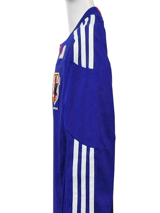 ***限定再入荷***(アディダス) adidas/10/11日本代表/ホーム/長袖/遠藤/2010W杯バッジ+デンマーク戦マッチデープリント/KF329-P65756