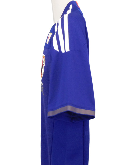 ***限定再入荷***(アディダス) adidas/10/11日本代表/ホーム/半袖/松井/2010W杯バッジ+パラグアイ戦マッチデープリント/KF925-P673