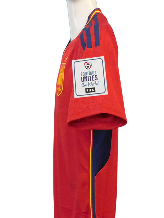 (アディダス) adidas/22/23スペイン代表/ホーム/半袖/アルバロ・モラタ/2022W杯バッジ付/QA253-HL1970