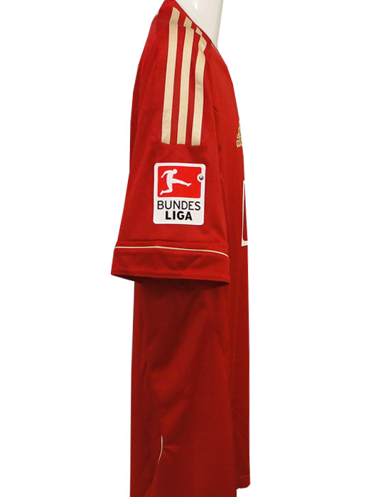 ***限定再入荷***(アディダス) adidas/11/12バイエルンミュンヘン/ホーム/半袖/リベリー/ブンデスリーガ+HELMESバッジ付/RC464-V13554