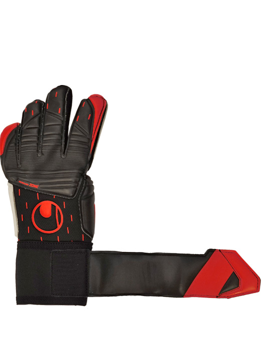 ※若干変色あり※(ウールシュポルト) UHLSPORT/アブソルートグリップ/ブラックXレッドXホワイト/1011321