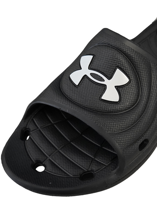 (アンダーアーマー) UNDER ARMOUR/シャワーサンダル/UA ロッカー スライド/ブラック/3023758/ビッグサイズ