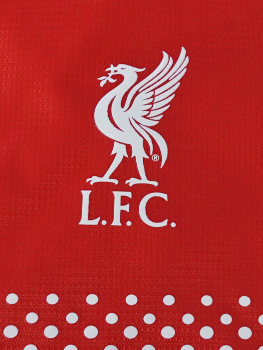 クラブオフィシャルグッズ/リバプール/オフィシャルシューズバッグ/レッドXホワイト/5015860240256