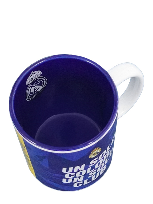 クラブオフィシャルグッズ/レアルマドリード/オフィシャルマグカップ/ワンカラー ワンクラブ/ホワイトXブルー/5037970101647