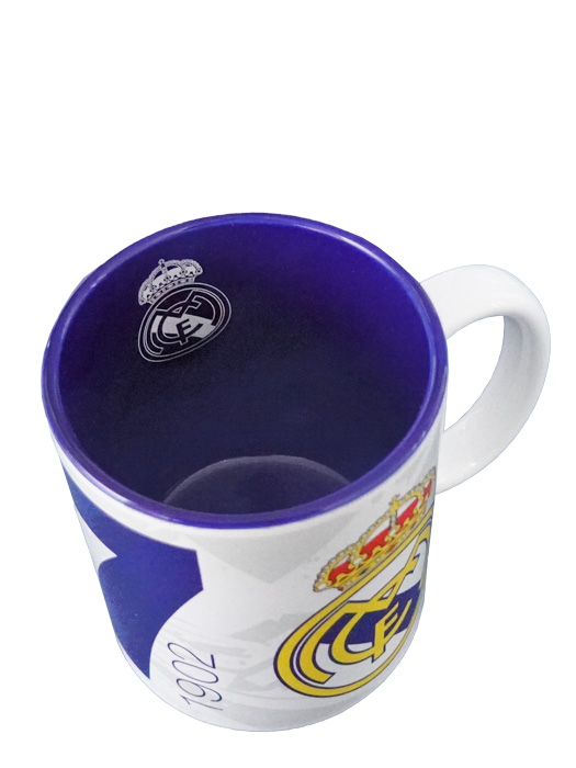 クラブオフィシャルグッズ/レアルマドリード/オフィシャルマグカップ/ロス・ガラクティコス/ホワイトXブルー/5037970102057