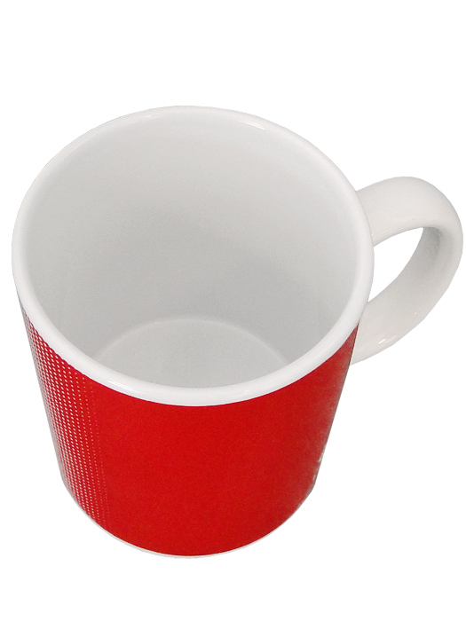 クラブオフィシャルグッズ/リバプール/オフィシャルマグカップ/ハーフトーン/レッドXホワイト/5051586000835