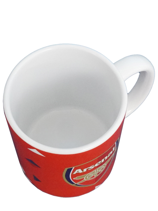 クラブオフィシャルグッズ/アーセナル/オフィシャルマグカップ/パーティクル/レッド/5051586263674