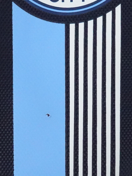 ***若干表面にプリント傷あり***クラブオフィシャルグッズ/マンチェスターシティ/オフィシャルシューズバッグ/ネイビーXスカイブルー