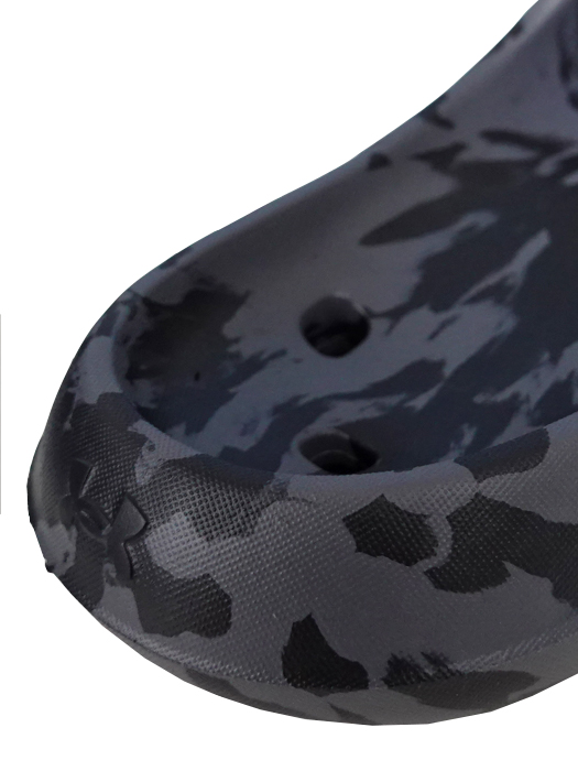 (アンダーアーマー) UNDER ARMOUR/シャワーサンダル/UAロッカー5 カモ スライド/ブラックXキャッスルロック/6000840/ビッグサイズ