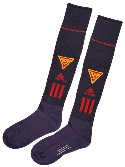 ***限定入荷***(アディダス) adidas/1998/1999スペイン代表/ホーム/ストッキング/ネイビーXレッド/604855/簡易配送(カード払/1点限)