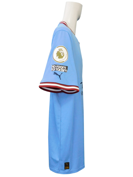 ***限定入荷***(プーマ) PUMA/22/23マンチェスターシティ/3冠記念ユニフォームボックス/半袖/グリーリッシュ/EPL優勝+NRFR/779041-01