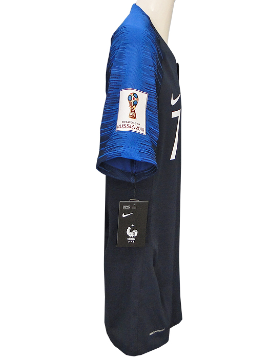 ***限定入荷***(ナイキ) NIKE/18/19フランス代表/ヴェイパーマッチ/ホーム/半袖/グリーズマン/W杯バッジ+LFバッジ付/893874-451