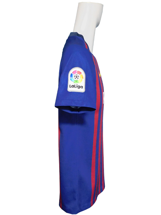 ***傷、汚れあり***(ナイキ) NIKE/18/19バルセロナ/ホーム/半袖/メッシ/ジュニア用/894458-456