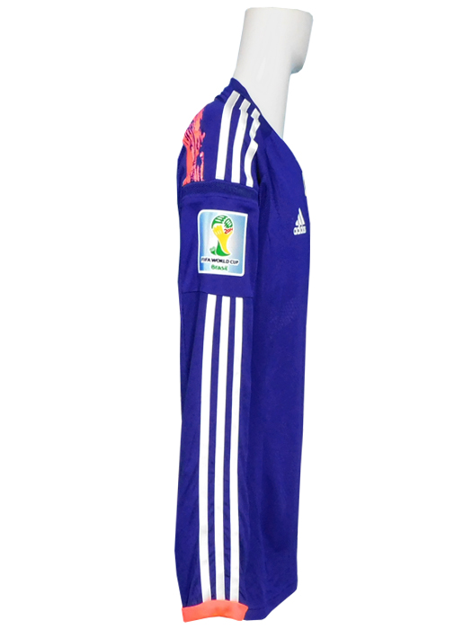 ***限定再入荷***(アディダス) adidas/14/15日本代表/オーセンティック/ホーム/長袖/内田/W杯バッジ付/フルマーキング仕様/AD640-G85282