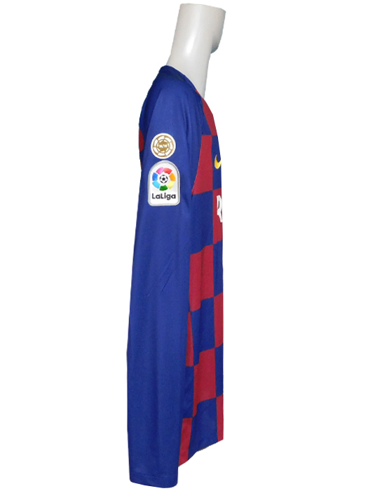 ***限定入荷***(ナイキ) NIKE/19/20バルセロナ/ホーム/長袖/メッシ/LFP優勝バッジ/AJ5637-456