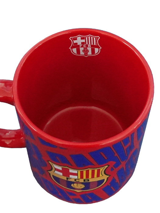 クラブオフィシャルグッズ/バルセロナ/オフィシャルセラミックマグカップ/レッドXブルー/BC10843
