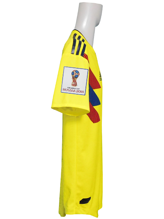 (アディダス) adidas/18/19コロンビア代表/オーセンティック/ホーム/半袖/ハメス・ロドリゲス/2018W杯+LFバッジ付/BR3502