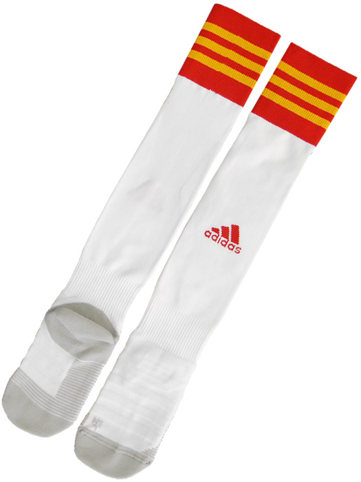 (アディダス) adidas/MITEAM ADIソックス 18/ホワイトXレッド/CV7441-WHTRED/簡易配送(CARDのみ/送料注文後変更/1点限/保障無)