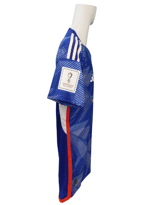 (アディダス) adidas/22/23日本代表/オーセンティック/ホーム/半袖/長友/W杯バッジ+スペイン戦マッチデー付/フルDB445-HF1851