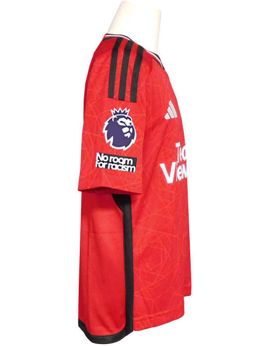 (アディダス) adidas/23/24マンチェスターユナイテッド/ホーム/半袖/マウント/プレミア+NRFRパッチ付/ジュニア用/DKS67-IP1736