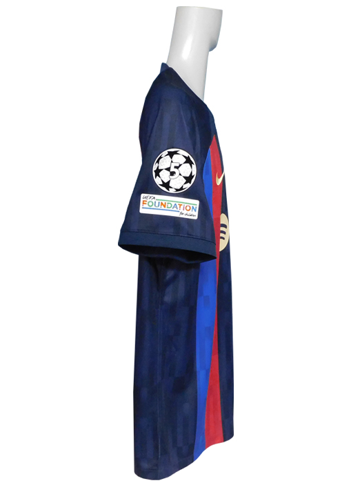 (ナイキ) NIKE/22/23バルセロナ/ホーム/半袖/CL/ペドリ/CL+FOUNDATIONバッジ+スポンサー付/フルマーキング/DM1840-452