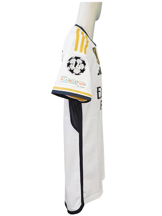 ***日本サイズ4XL=インポートXL***(アディダス) adidas/23/24レアルマドリード/CL/ホーム/半袖/モドリッチ/CWC+CL+FOUNDATIONパッチ付