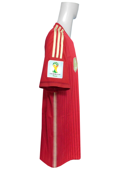 ***限定入荷***(アディダス) adidas/2014スペイン代表/オーセンティック/ダビド・ビジャ/W杯パッチ付/フルマーキング仕様/F82364