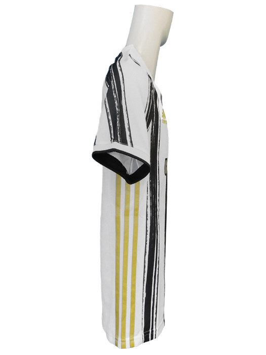 ***全体的に汚れあり***(アディダス) adidas/20/21ユベントス/ホーム/半袖/ロナウド/CYGAMES付/ジュニア用/GHP58-EI9900