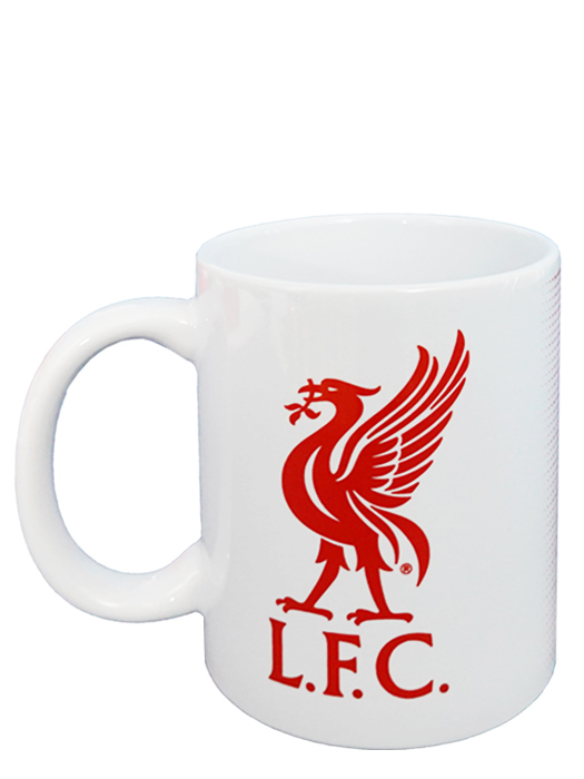 クラブオフィシャルグッズ/リバプール/オフィシャルマグカップ/ハーフトーン/レッドXホワイト/5051586000835