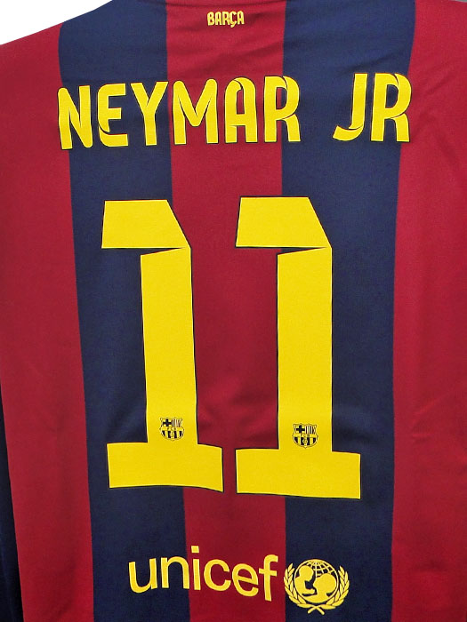 高知インター店 バルセロナ ユニフォーム ホーム ネイマール 新品 未使用 紙タグ付 Nike Odoroki No サッカー フットサル Yasusa