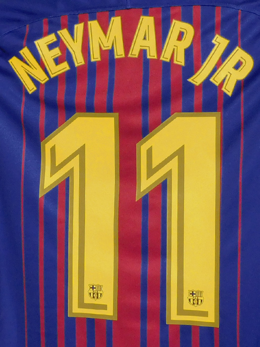 (ナイキ) NIKE/17/18バルセロナ/ホーム/半袖/楽天スポンサー付/ネイマール/847255-456
