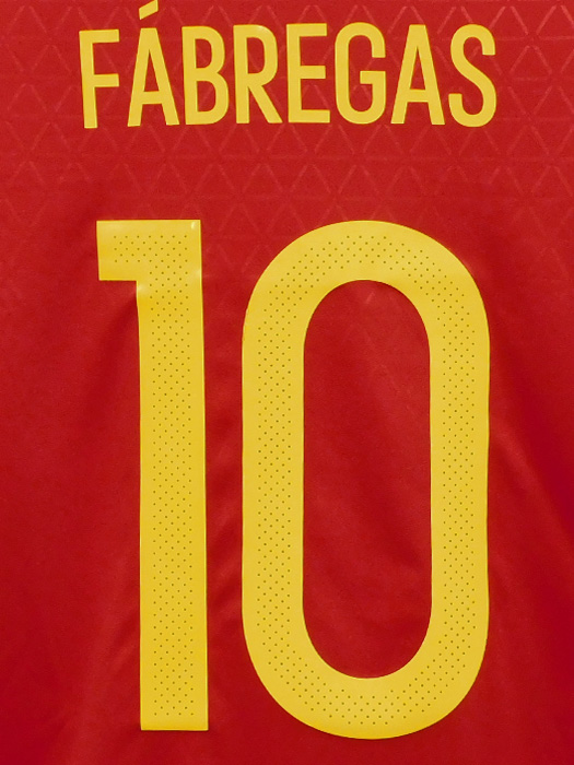 (アディダス) adidas/16/17スペイン代表/ホーム/半袖/ファブレガス/EURO2016バッジ+RESPECTバッジ付/AAO60-AI4411