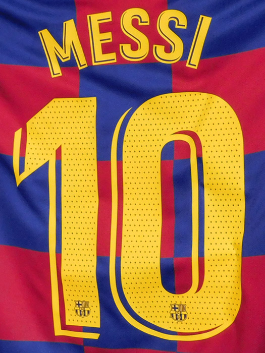 ***限定入荷***(ナイキ) NIKE/19/20バルセロナ/ホーム/長袖/メッシ/LFP優勝バッジ/AJ5637-456