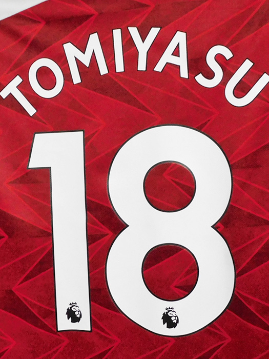 ***若干汚れと傷あり***(アディダス) adidas/20/21アーセナル/ホーム/半袖/冨安/プレミアリーグバッジ付/GEY06-EH5817