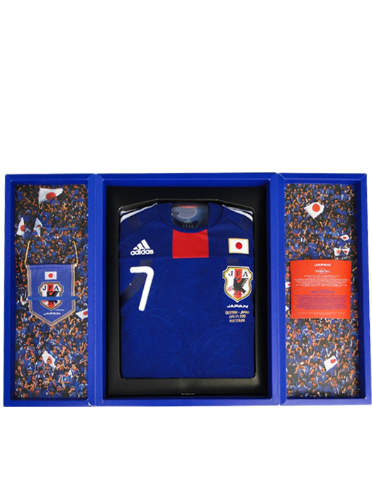 ***限定再入荷***(アディダス) adidas/10/11日本代表/TECH-FIT/ホーム/半袖/遠藤/2010W杯+デンマーク戦マッチデープリント/KF933-P67409
