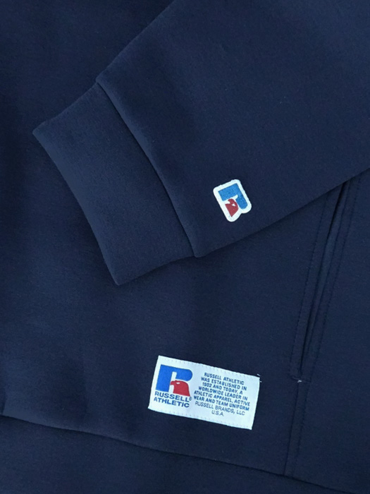 (ラッセル アスレティック)RUSSELL ATHLETIC/スウェットフーディ/ネイビー/RBM21F0004-NVY