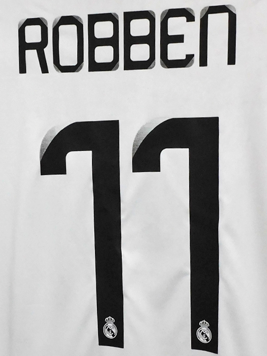 (アディダス) adidas/08/09レアルマドリード/ホーム/半袖/ロッベン/選手用LFPバッジ付/315118