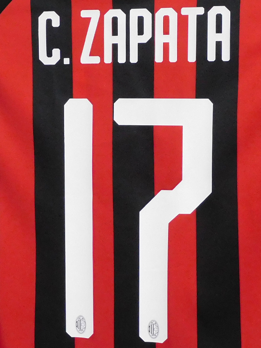 *限定入荷*(プーマ) PUMA/18/19ACミラン/ホーム/オーセンティック/半袖/サパタ/セリエAバッジ+ビッグイヤー7付/フル/755037-06