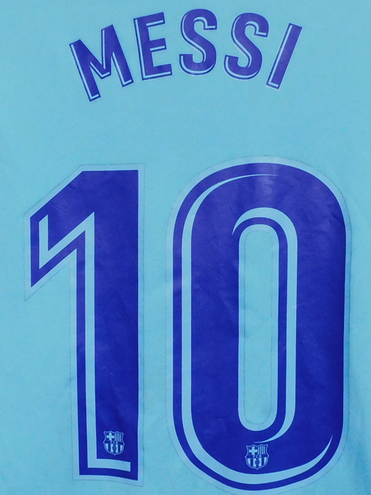 ***限定再入荷***(ナイキ) NIKE/17/18バルセロナ/アウェイ/半袖/楽天スポンサー付/メッシ/847254-484